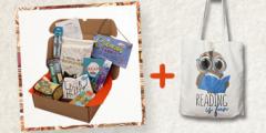 Simetro Books Box - кутия с аксесоари за книги и четенето + Чанта за пазаруване