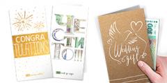 Пликове-картички за пари и ваучери за сватба