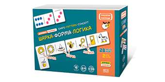Детско домино Шарка • Форма • Логика