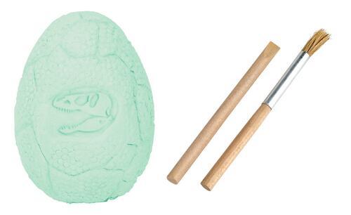 Glow-in-the-dark dinosaur skeleton dig kit