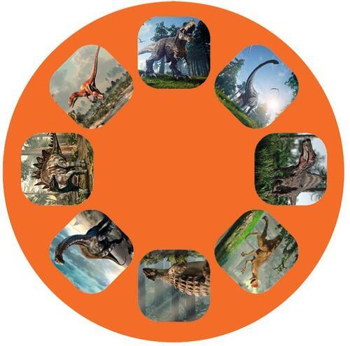 Small projector – dinosaurs