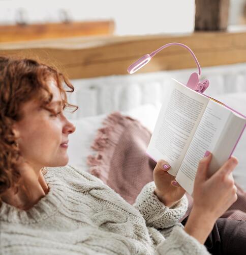 Reading lamp with clip