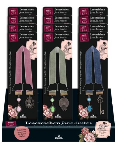 Книгоразделител с висулки – Jane Austen Vintage