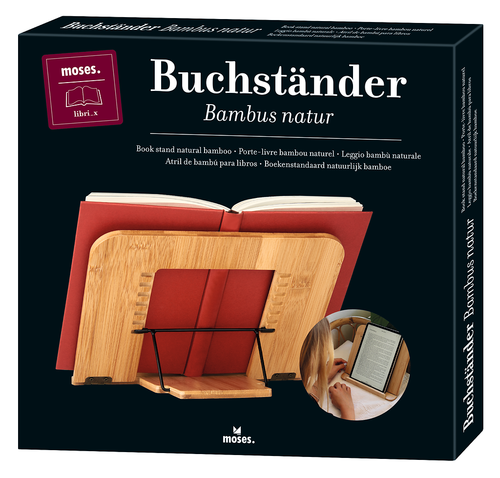 Bamboo book stand