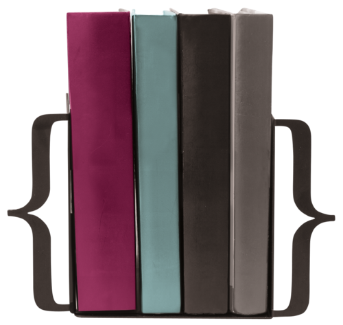 Metal bookends