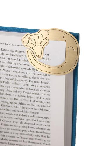 Метален книгоразделител Ъгълче - Куче
