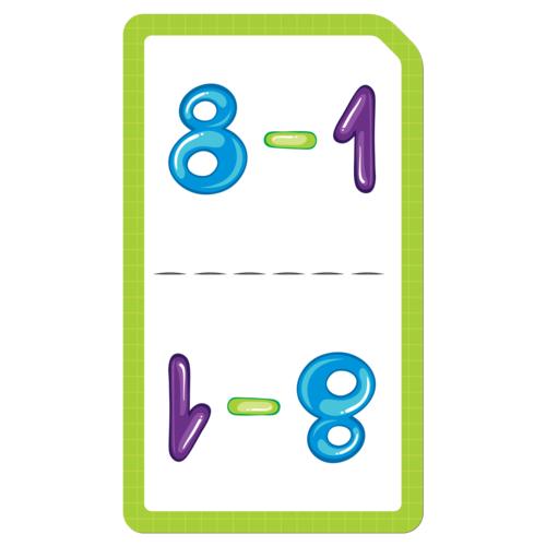 Math war. Learn subtraction up to 9