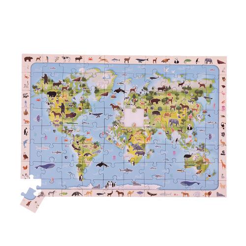 Kids Animals of the World Puzzle – 80 Pieces