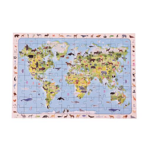 Kids Animals of the World Puzzle – 80 Pieces