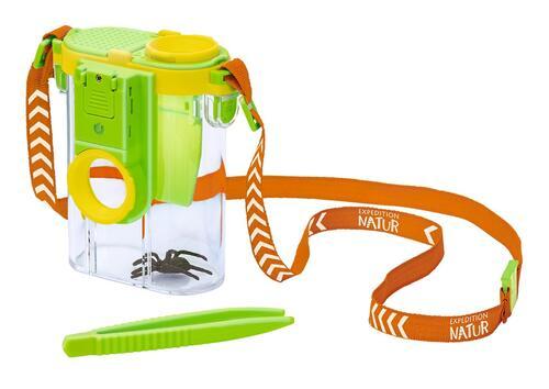 2-lens magnifier with LED