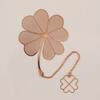 Metal bookmark Clover