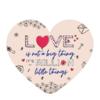 Love is not a big thing. It's a million little things