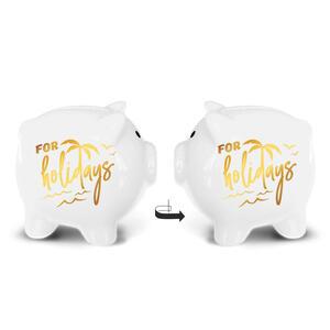 Porcelain piggy bank | For holidays