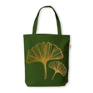 Flat bottom cotton bags | Ginkgo