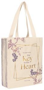 Book lover tote bag | Key to the heart