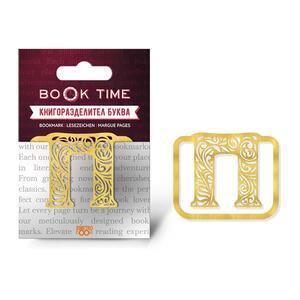 Book Time | Metal Boomark Letter P