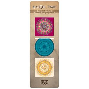 Book Time | Magnetic Bookmarks - Book Time - Square - Mandalas
