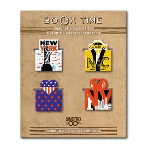 Book Time | Magnetic Book Markers - Book Time - mini - New York