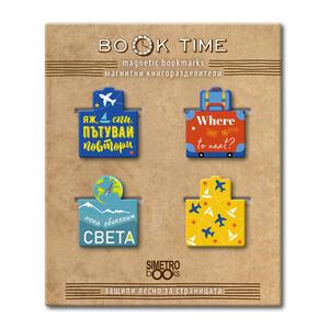 Book Time | Magnetic Bookmarks - Book Time - Mini - travel and adventures