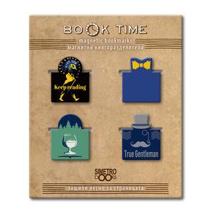 Book Time | Magnetic Bookmarks - Book Time - mini - True gentleman