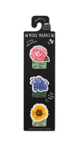 Mini-marks magnetic bookmarks | Flowers