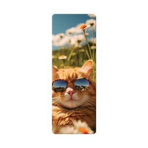 3D bookmark | Cat and daisies
