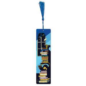 Bookmark with tassel | I have always imagined that paradise will be a kind of library