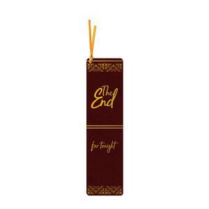 Bookmark with ribbon | The end...for tonight