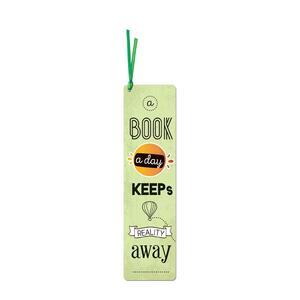 Bookmark with ribbon | Pleasant time with a pleasant book
