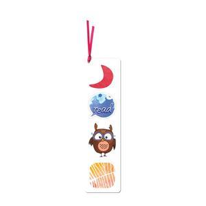 Bookmark with ribbon | Read more. Stay sharp
