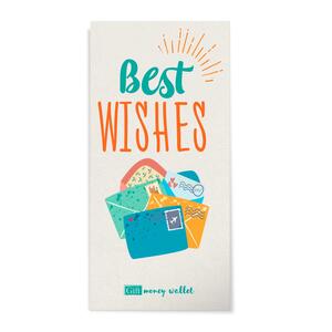 Gift money wallet | Best wishes