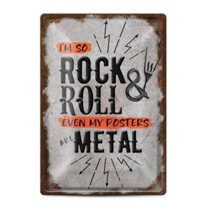 Метална табелка | I'm so Rock'N'Roll even my signs are metal