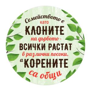 Табелка-картичка | Семейство