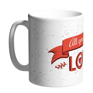 Керамична чаша Happy mugs | All you need is LOVE
