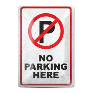 Метална табелка | No parking