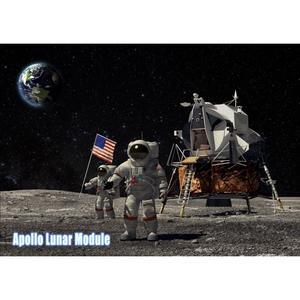 3D книгоразделител | Пощенска картичка - Аполо на луната