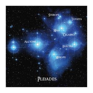 3D bookmark | Square card - Pleiades